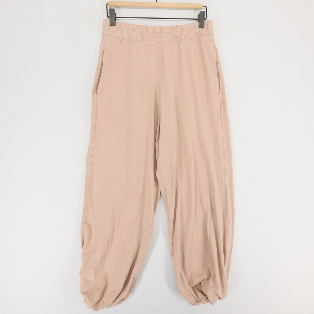 FP Movement Hot Shot Pants Womens S Dusty Pink Balloon Harem Lounge Stretch